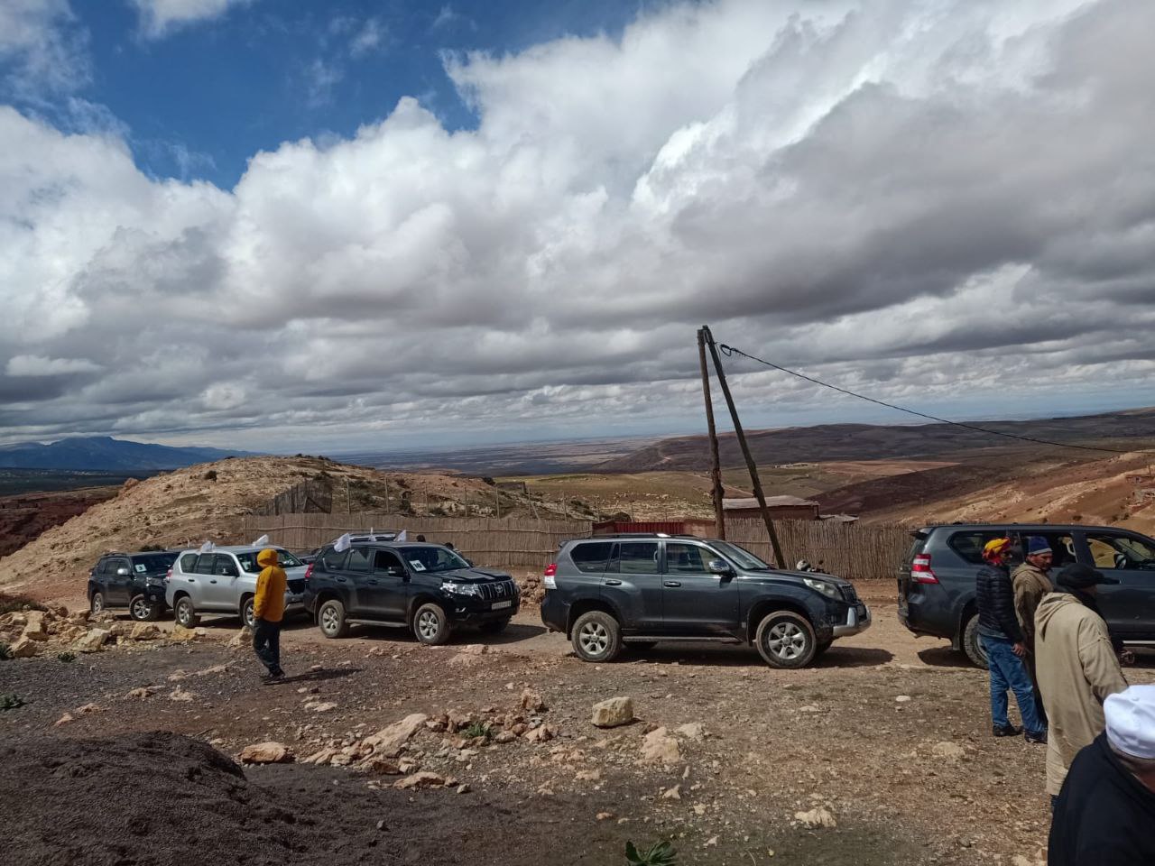 Groupe location 4x4 Marrakech famille montagne Toyota