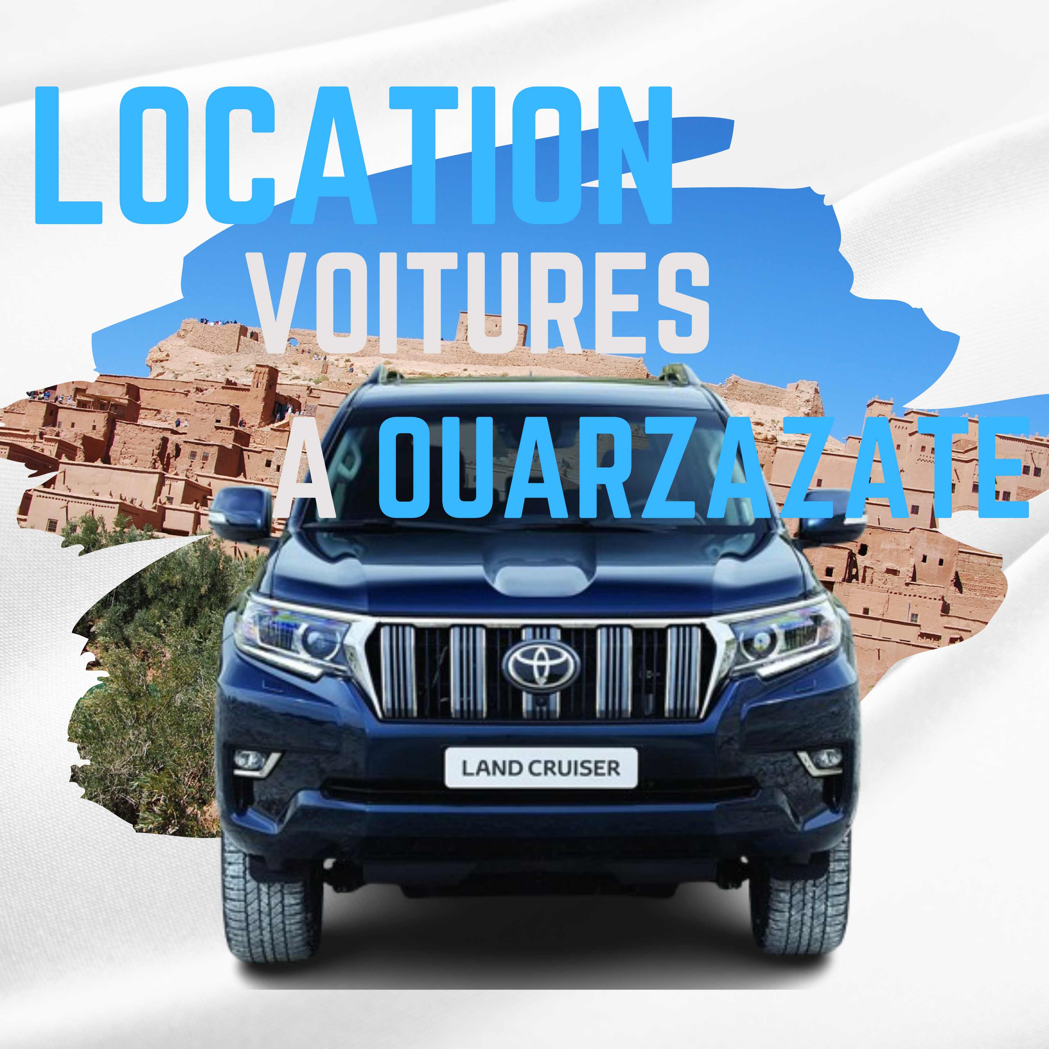 Location voiture Ouarzazate - 4x4 désert kasbahs