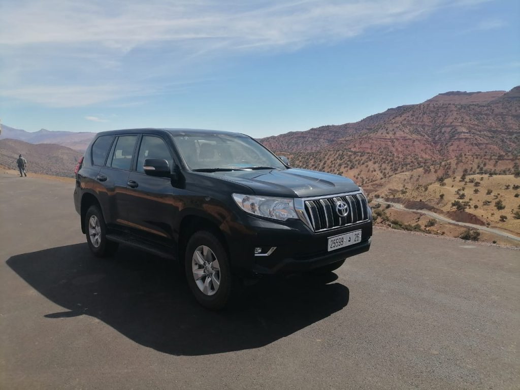 Location 4x4 Toyota Prado montagnes Atlas Maroc excursion