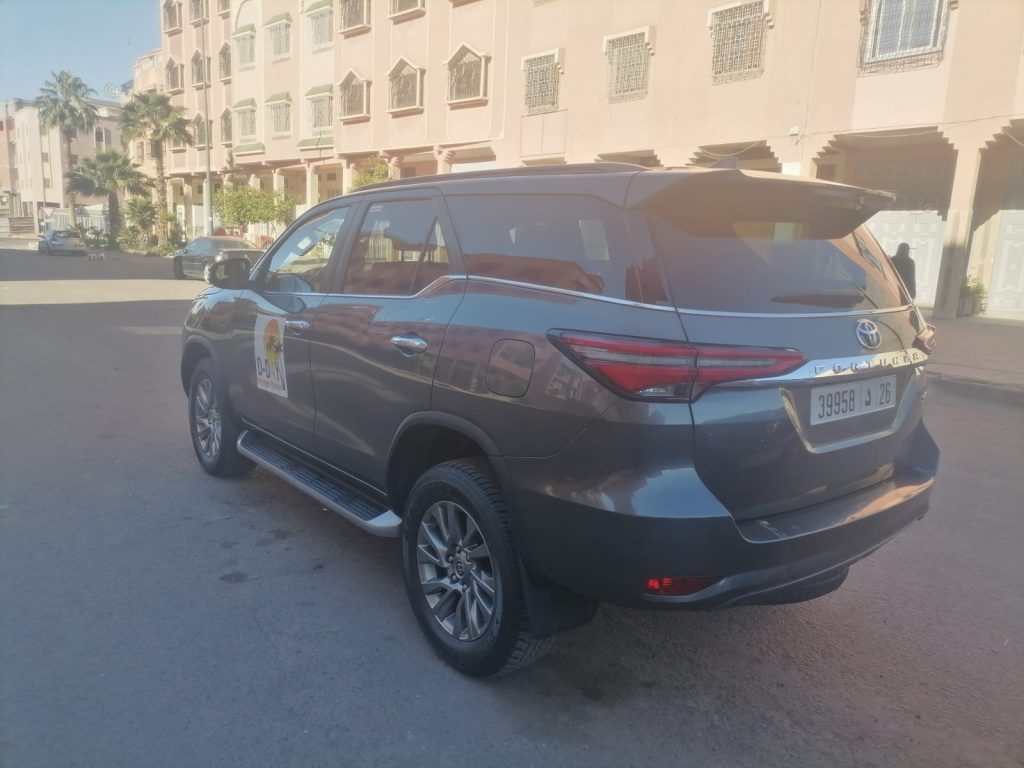 Location Toyota Fortuner 4x4 Marrakech SUV familial